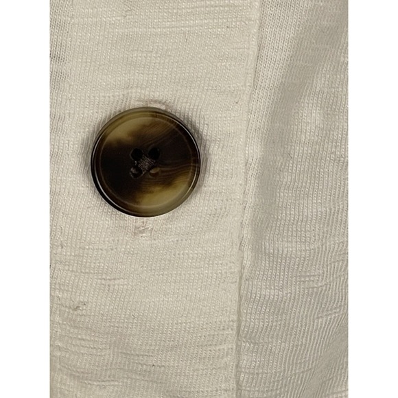 loft plus 18 Tank, White with tie front and button details, NWT - Picture 4 of 7